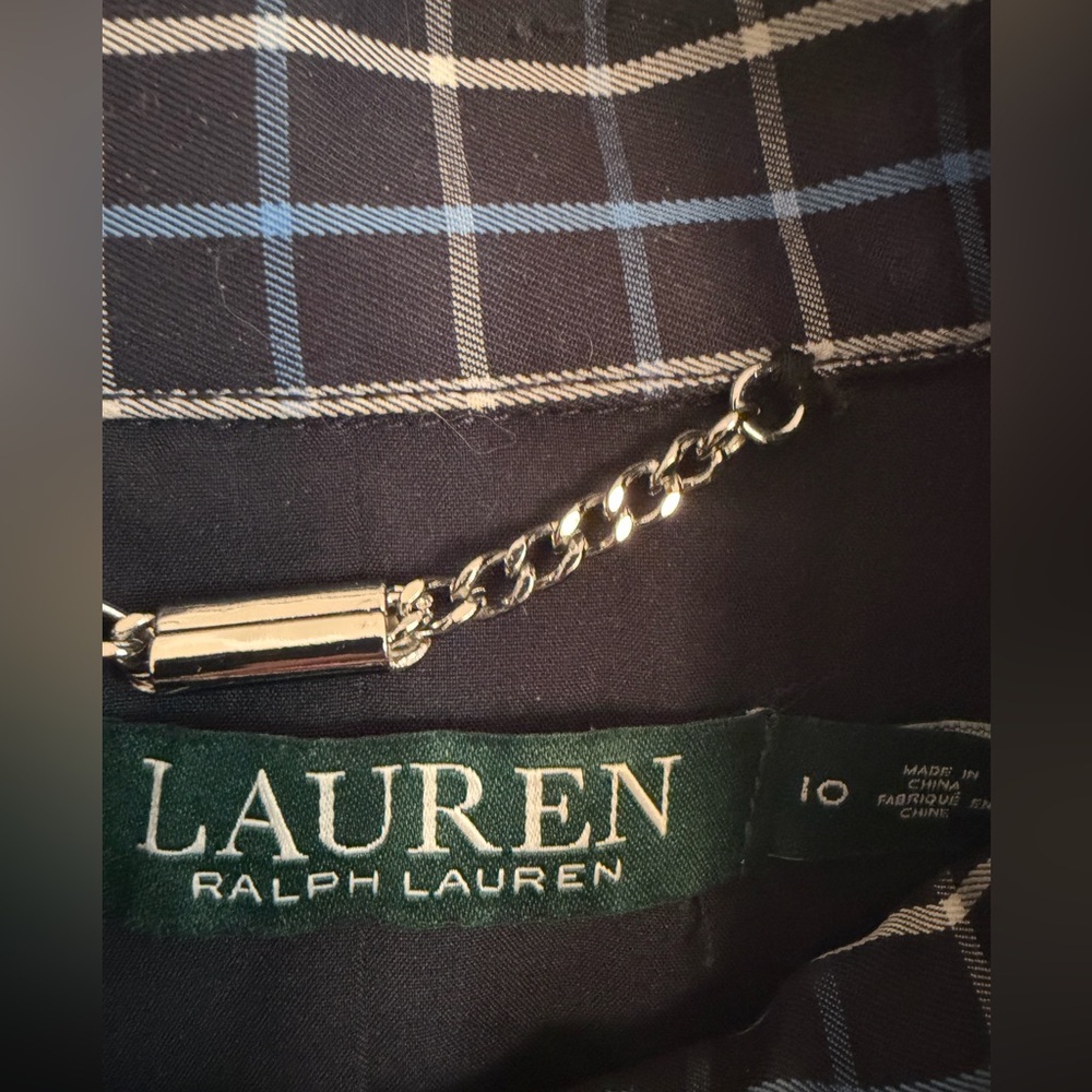 Lauren Ralph Lauren Checkered Women's Jacket - Picture 3 of 4